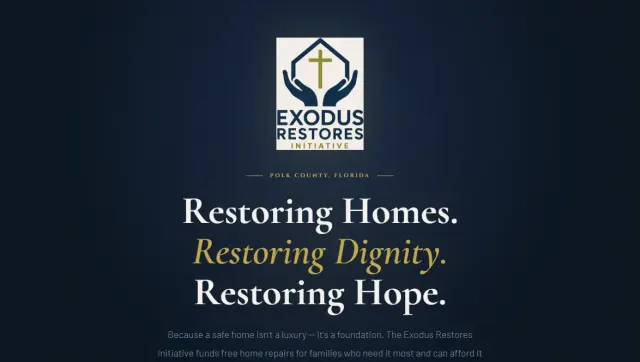 Exodus Restores website